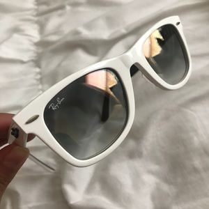 Ray-ban white sunglasses